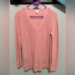 J.Jill XS Light dusty Pink Sweater. Get ready for fall! Lightweight v neck knit